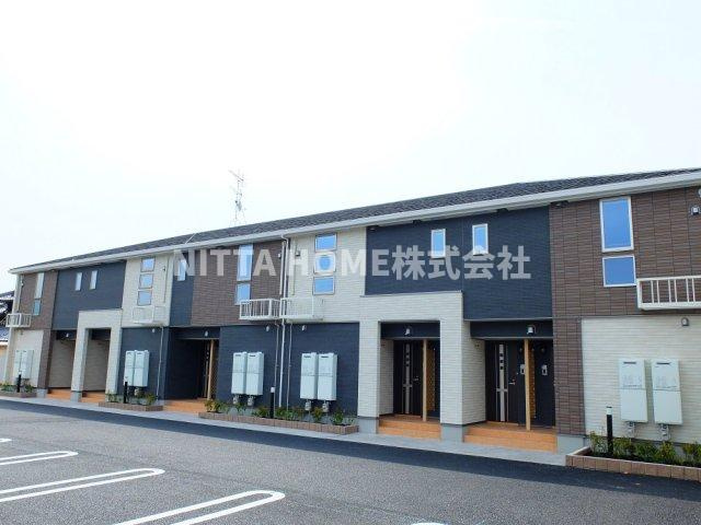 ミニョンプラス１の外観|快適な生活に欠かせないエアコン２台設置済み◎