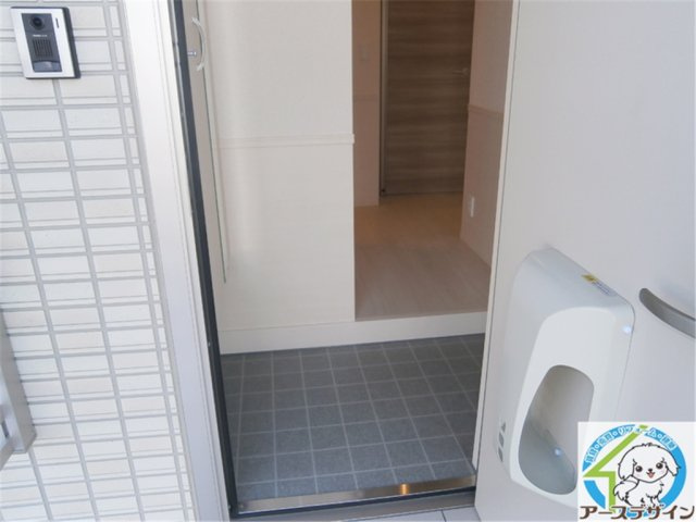 サニーコート加佐弐番館の玄関|パース写真