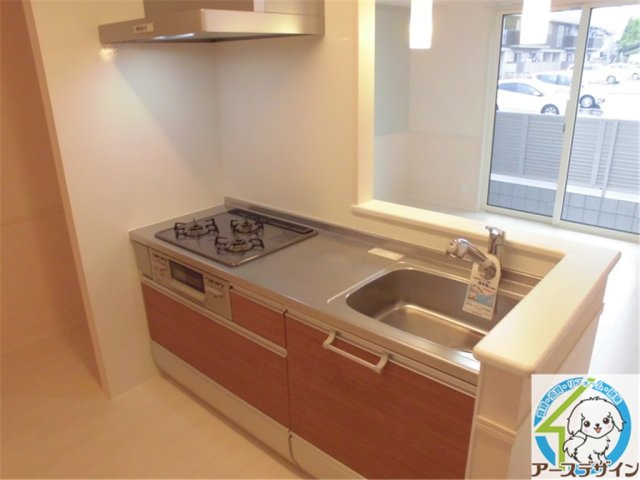 サニーコート加佐弐番館のキッチン|パース写真