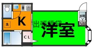 仲介手数料０円！ションテ・ファオン・大野木の間取り