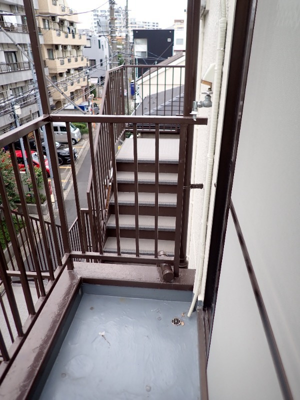 ハイツカブラキのバルコニー