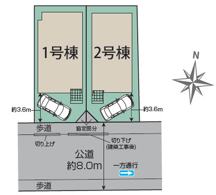 全２区画販売です。