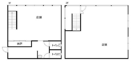 甲賀市水口町城東の事務所の間取り