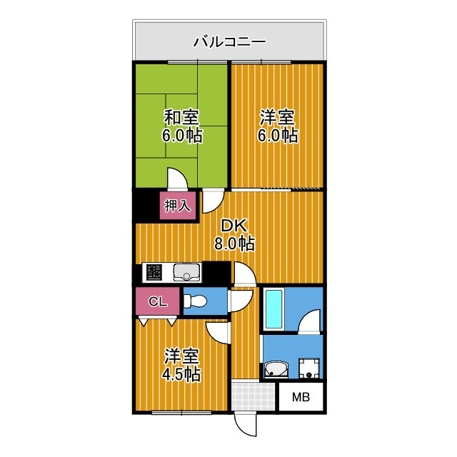 アルファビルの間取り