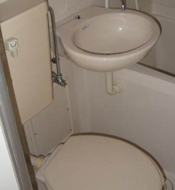 第１６紀州ハイツのトイレ|三点ユニットのトイレです