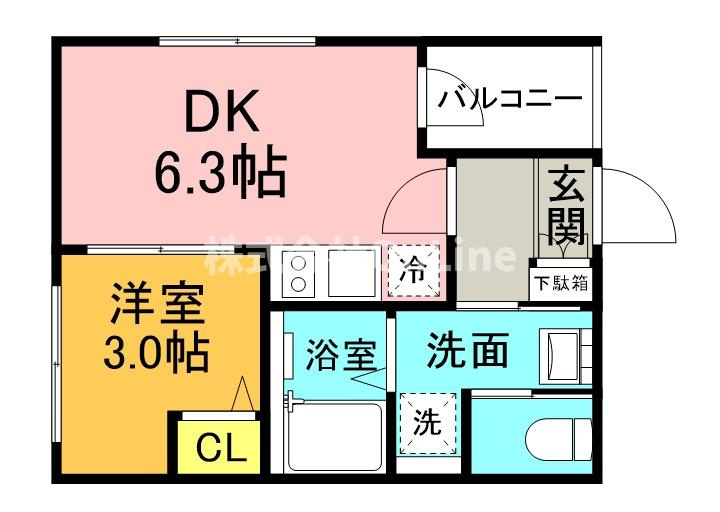 ハーモニーテラス東中川の間取り