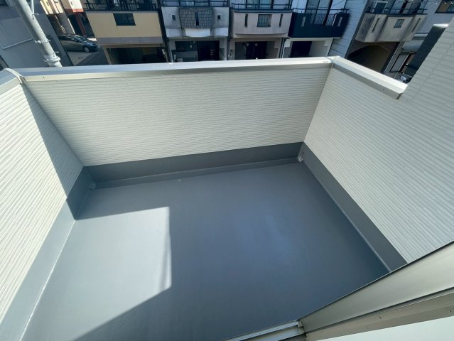 ◆リビング広々２０帖以上の４ＬＤＫ◆並列駐車２台可能◆伏見区向島庚申町２期のバルコニー|バルコニー