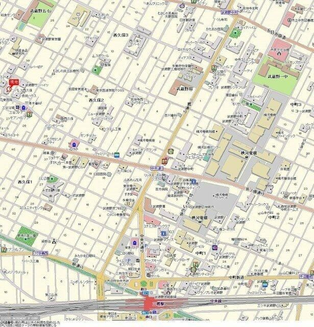 センチュリー西久保の地図