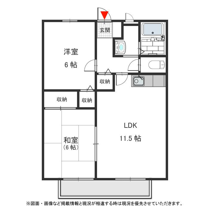 アップウェル八木の間取り