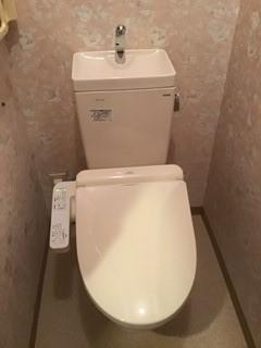 加納８丁目貸家のトイレ|シンプルで使いやすいトイレです