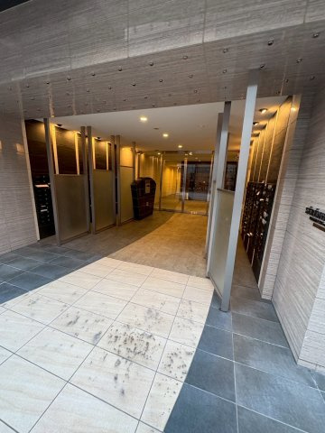 大阪市西区西本町３丁目の賃貸マンションのエントランス