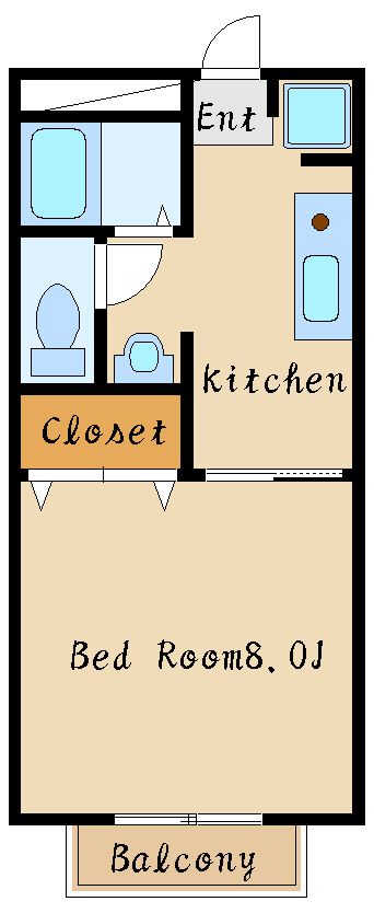 ハイネス野添Ⅱの間取り