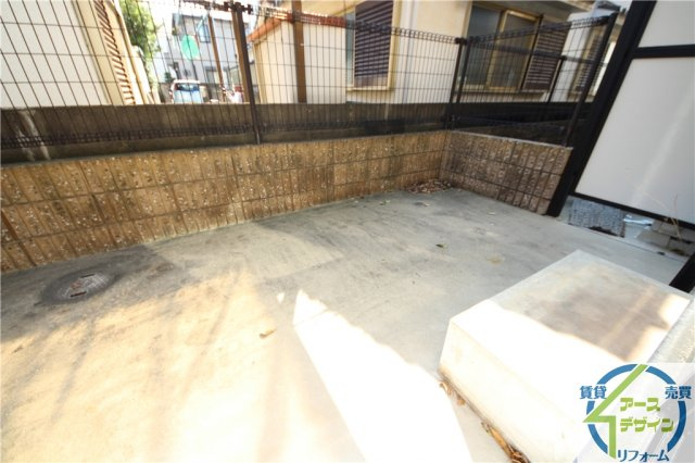 ハイネス野添Ⅱのバルコニー