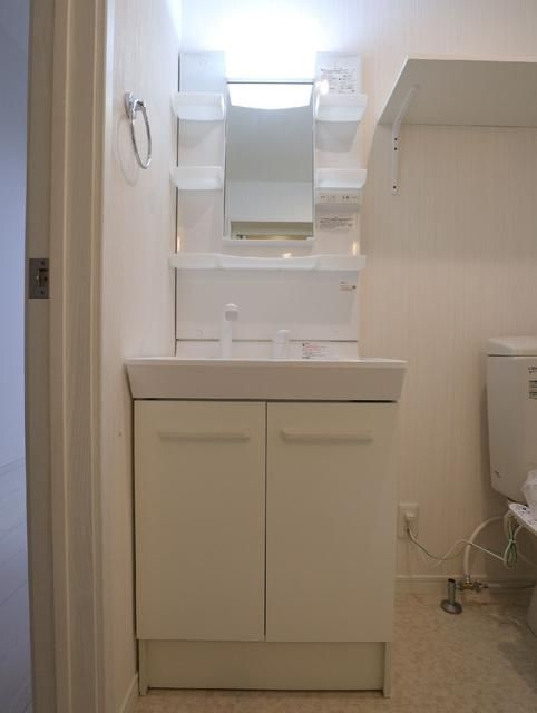 フォーリア加賀の洗面所