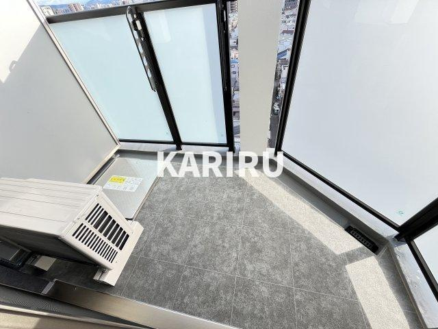 ソルテラス都島本通のバルコニー