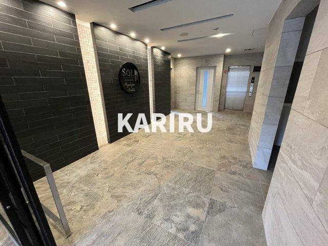 ソルテラス都島本通のエントランス