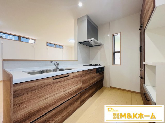 知多市新知字永井　全3棟　1号棟のキッチン|カウンターキッチン☆