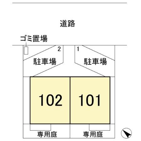 アーキタイプマイハマの区画図