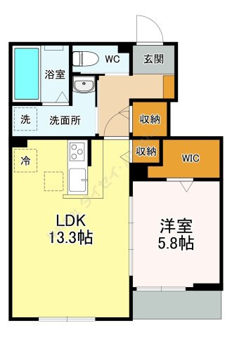 ヒナタウン横手の間取り