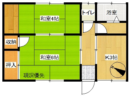 藤井アパートの間取り