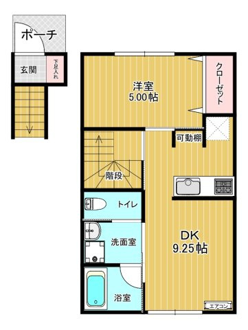 Pinot noir(ピノ・ノワール)の間取り