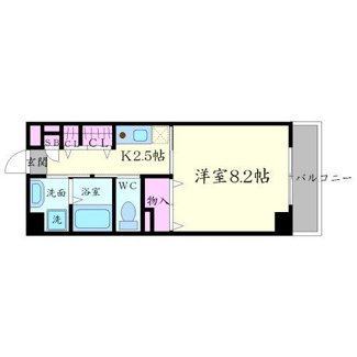 【間取り】 | サン・ロレンツ心斎橋東 | サン・ロレンツ心斎橋東　収納豊富な開放感ある間取り