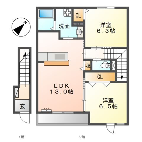 プランドールの間取り