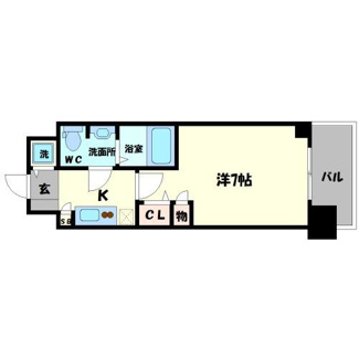 【間取り】 | スワンズ谷町セントシティ | スワンズ谷町セントシティ　きれいな間取りです