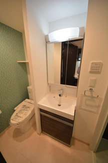 【洗面所】 | スワンズ谷町セントシティ | スワンズ谷町セントシティ　脱衣所も広々