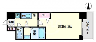 【間取り】 | プレサンス大手前ピリオド | プレサンス大手前ピリオド　間取り