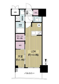 【間取り】 | セレニテ本町東リアン | セレニテ本町東リアン　間取り