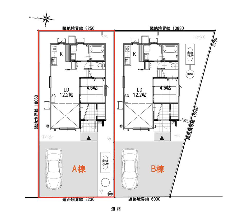 おいらせ町緑ケ丘9丁目の区画図