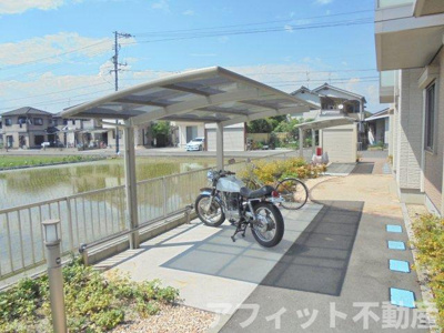 【その他共用部分】 | ヤマトハイムⅢ | 屋根付き駐輪場