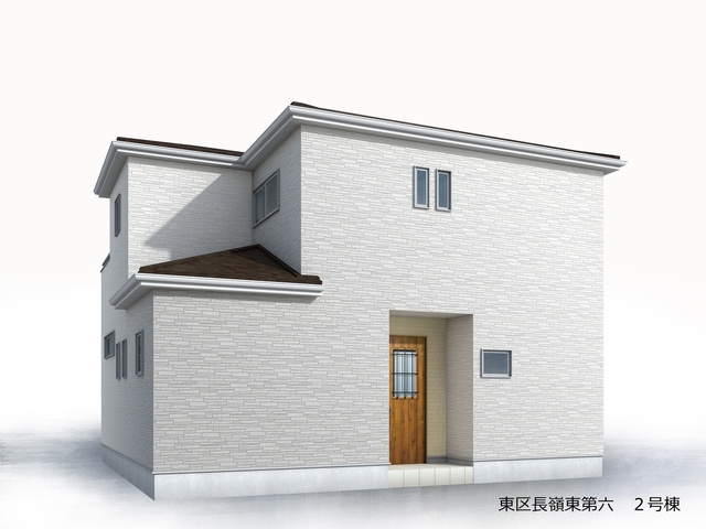 リーブルガーデン／東区長嶺東第六／２号棟の外観