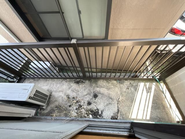 根岸コーポのバルコニー