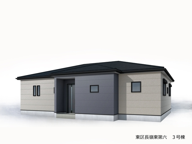 リーブルガーデン／東区長嶺東第六／３号棟の外観