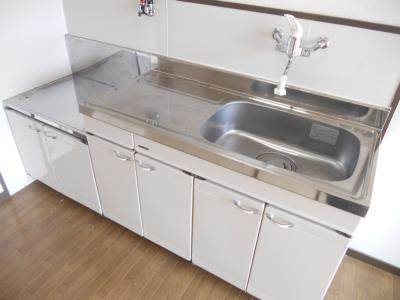 メゾンゼフィールの内装|２口ガスコンロ設置可