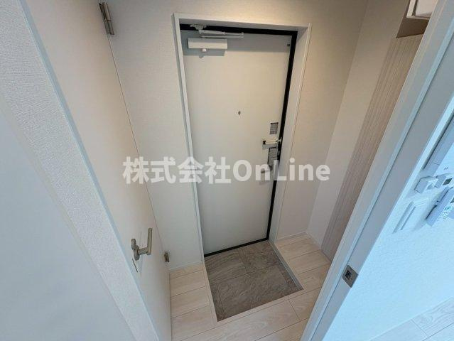 ハーモニーテラス中川東の玄関