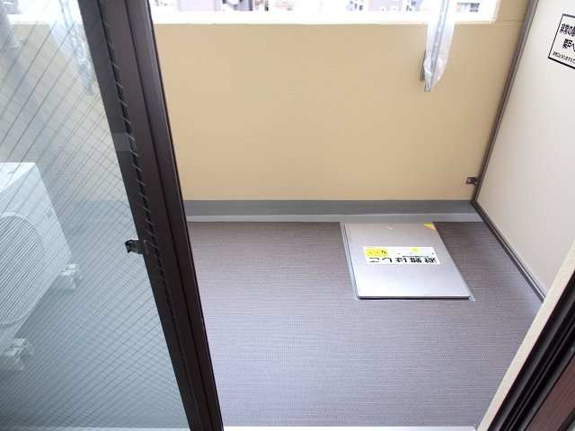 ヘリテージ夕陽丘のバルコニー