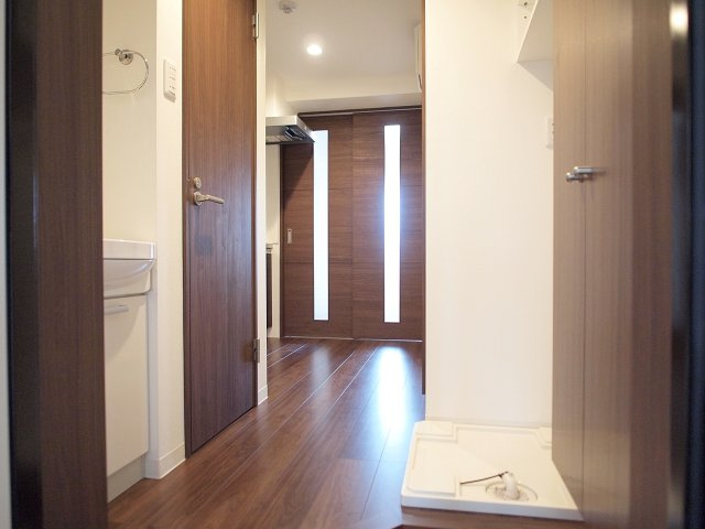 ヘリテージ夕陽丘の玄関