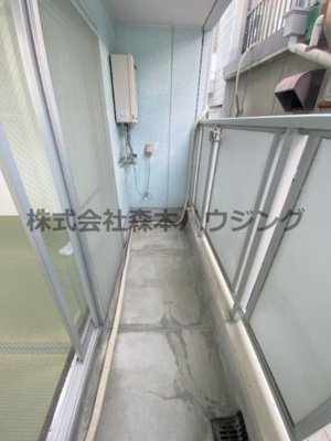 【バルコニー】 | 　シティハイム上村 | 使い勝手の良いL字型バルコニーです