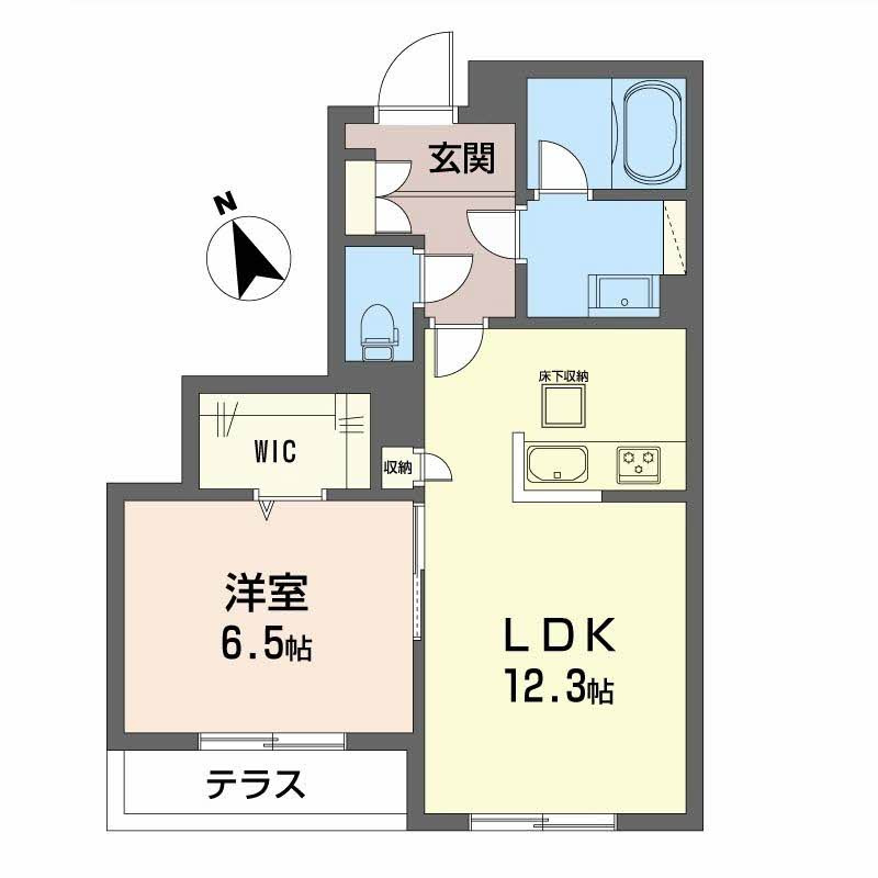 ピアヌーラ祇園の間取り