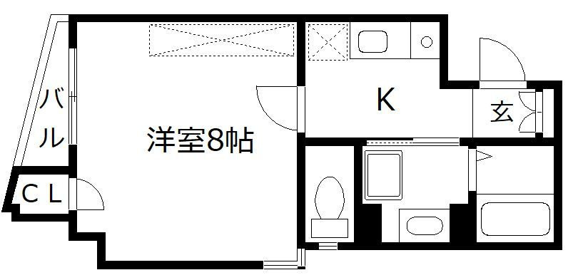 コロニーコアマンション野間の間取り