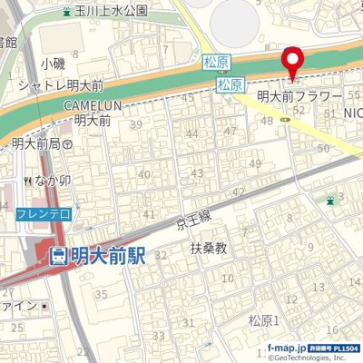 【地図】 | スカイコート明大前第２