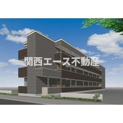 【外観パース】 | F+style八尾北久宝寺