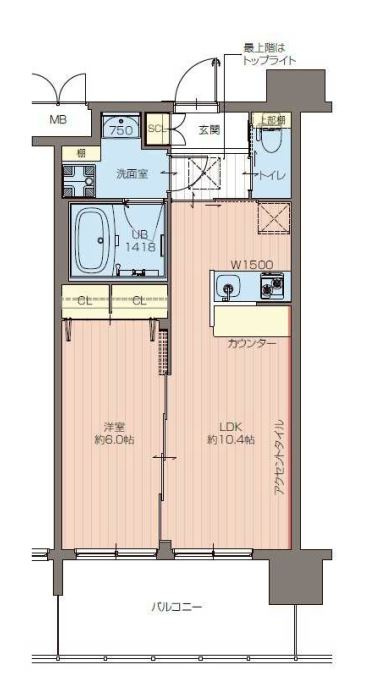 Dimus福島の間取り