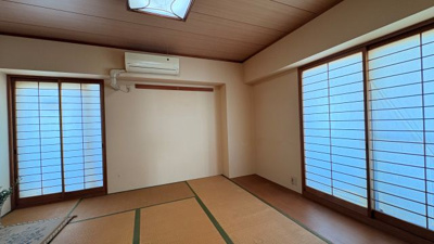 【和室】 | ダイアパレス宝塚クオリテージⅠ | 10.７帖と和室もしっかり広いので、使い勝手が良い