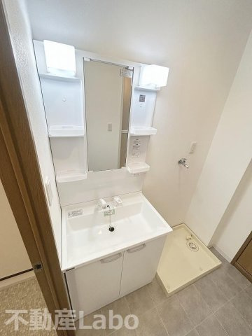 徳島市八万町新貝のアパートの洗面所