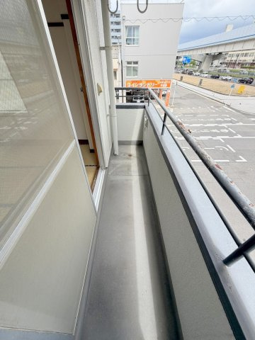 コーポ躍場のバルコニー
