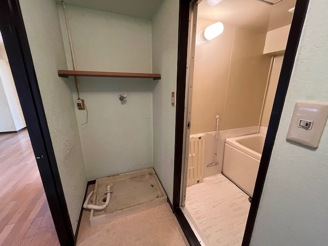 【中古マンション】鶴ヶ島ダイヤハイツのランドリースペース|ランドリースペースです